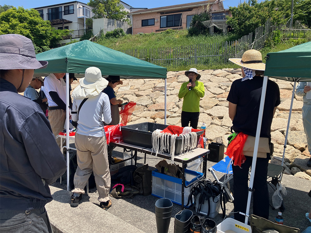 参加者への説明状況（WG代表：山口大学　山本浩一教授）