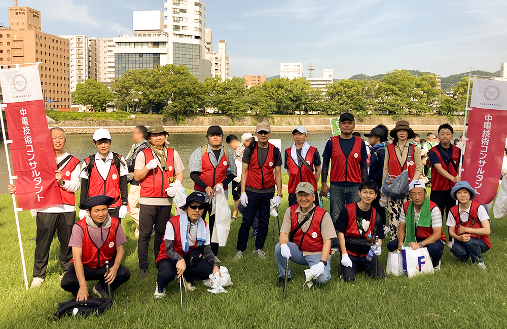 「クリーン太田川」河川一斉清掃
