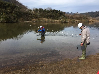 水資源開発に伴う河川流量調査（表流水流量調査）