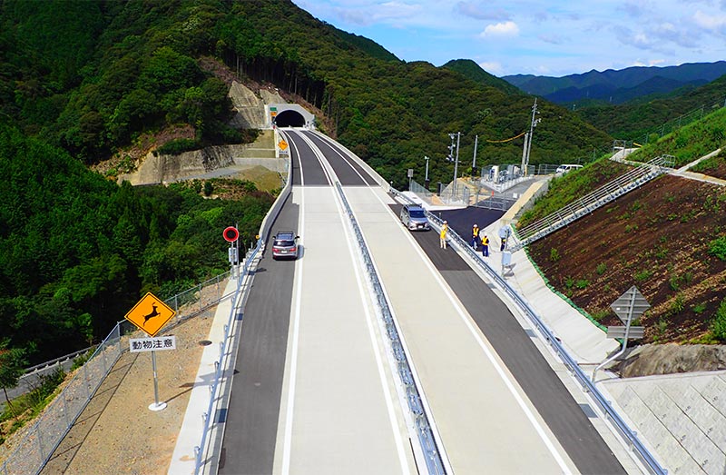 山陰道 長門・俵山道路（山口県内）