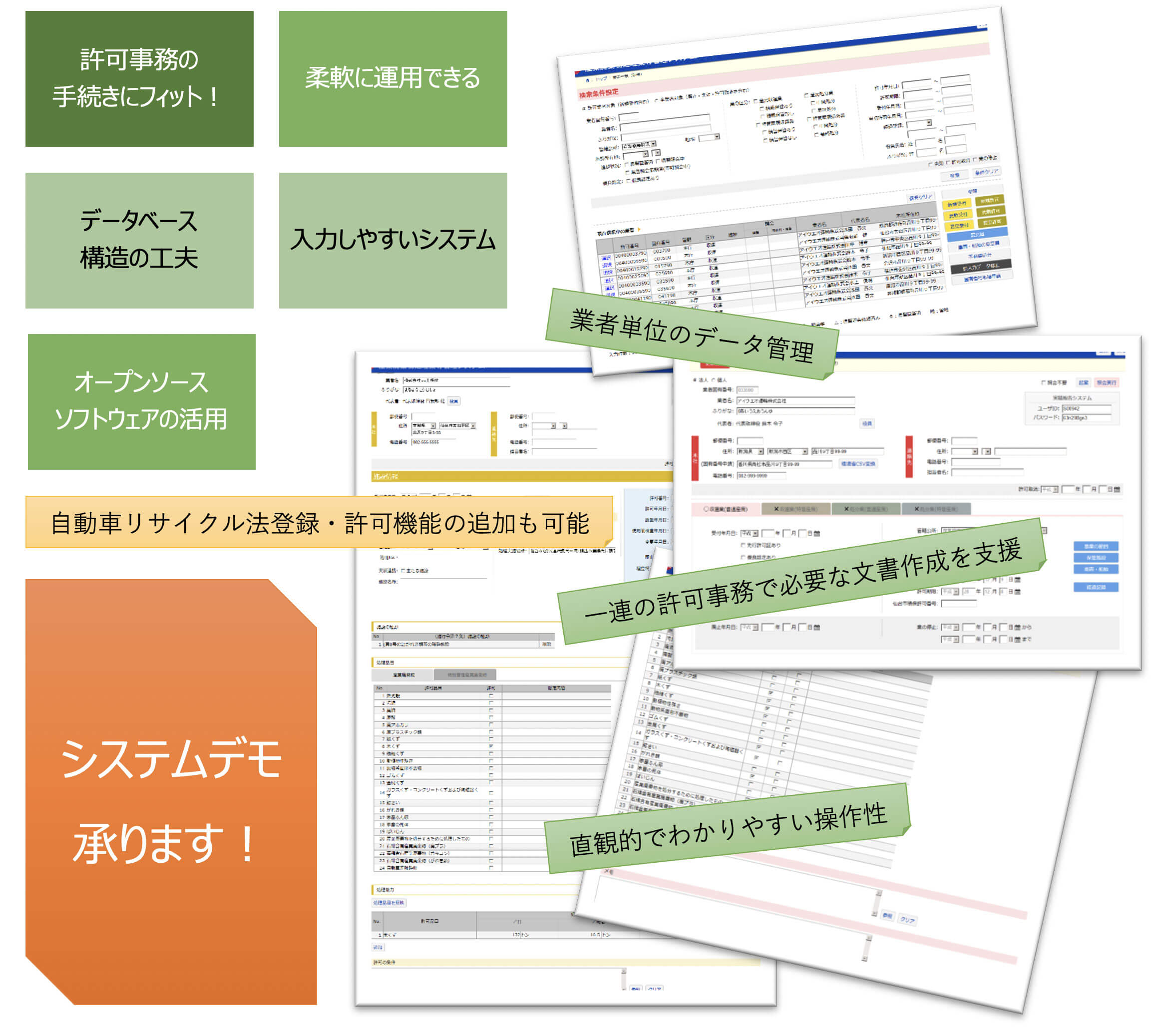 産業廃棄物処理業・処理施設管理システム